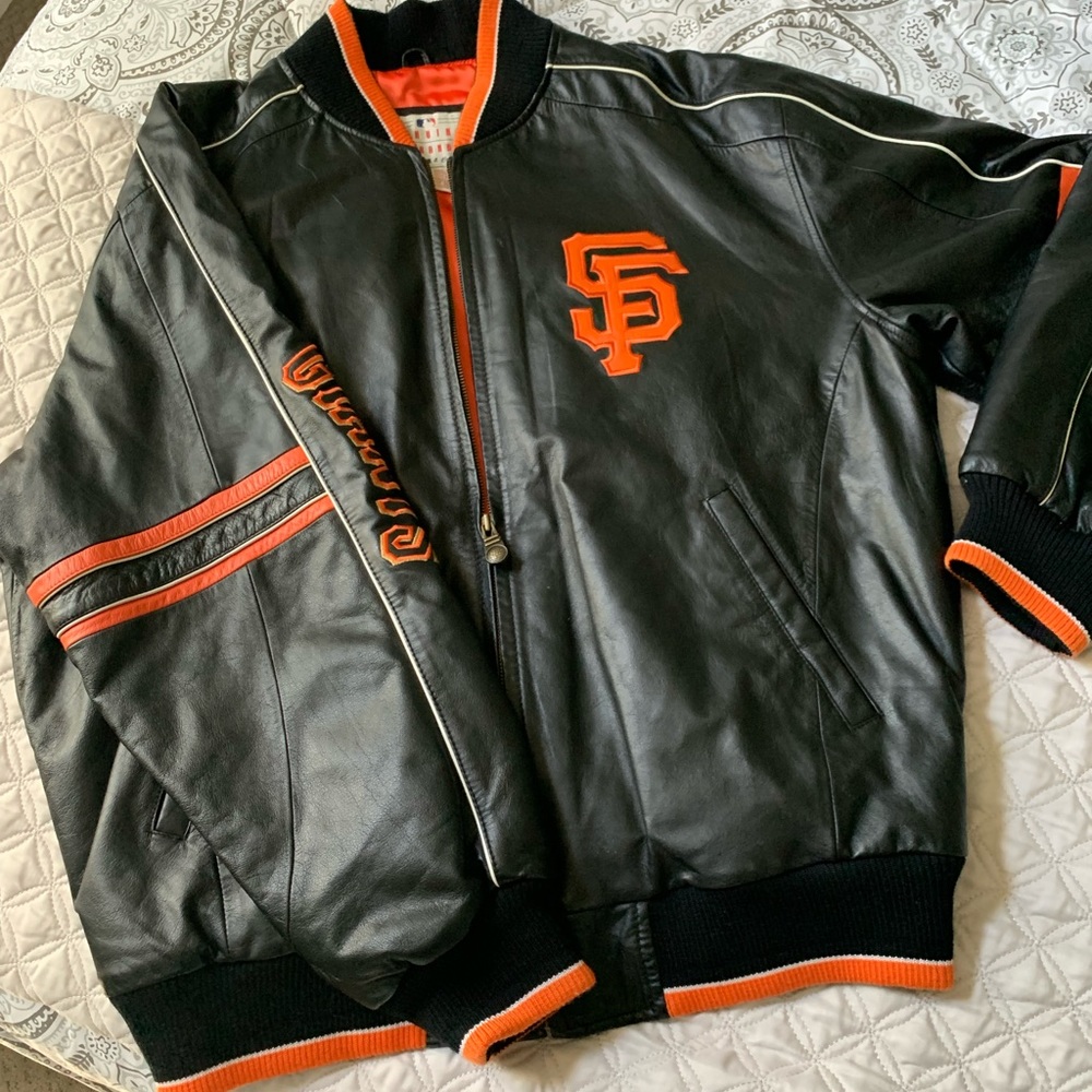 Giants genuine leather